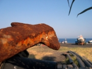 1074-An anchor on Stromboli